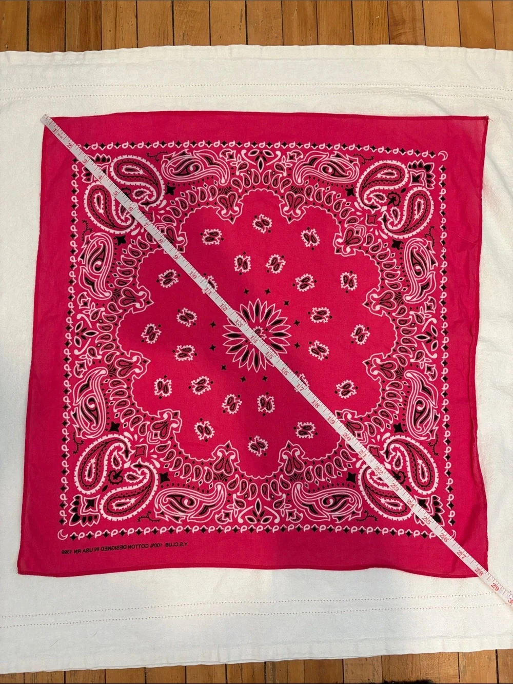 Pink Paisley Bandana